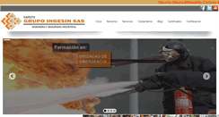 Desktop Screenshot of grupoingesinsas.com